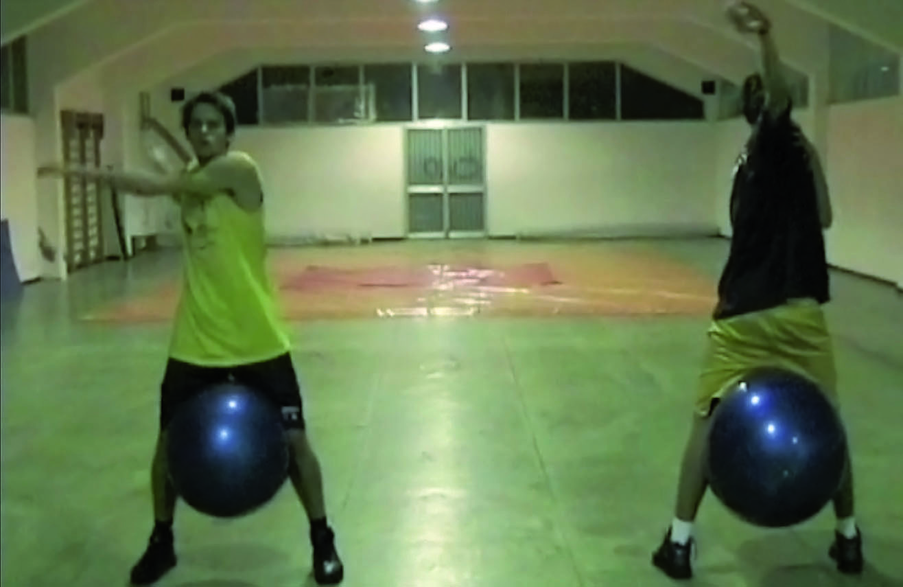 мяч тренировочный (двудольный) "x-ball" диаметр 65 см Athletics.su